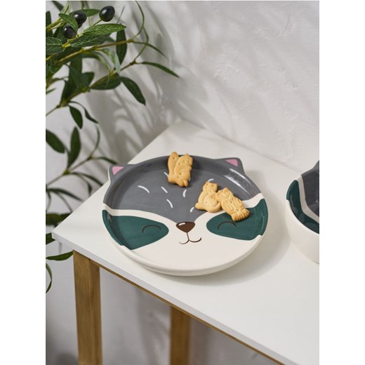 Sinsay - Talerz ceramiczny z motywem szopa - wielobarwny ze sklepu Sinsay w kategorii Talerze - zdjęcie 184662759
