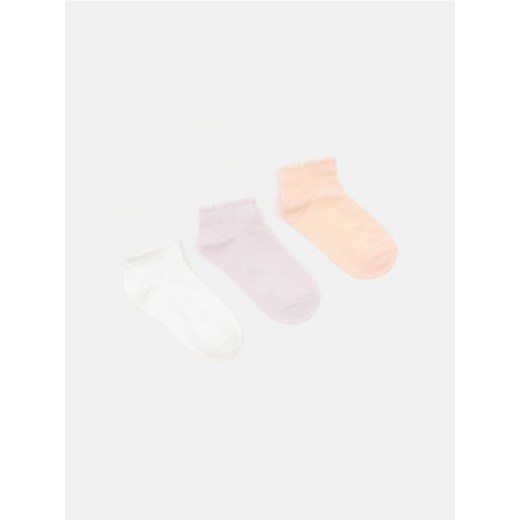 Sinsay - Skarpetki krótkie w stylu basic 3 pack - wielobarwny ze sklepu Sinsay w kategorii Skarpetki dziecięce - zdjęcie 184662798