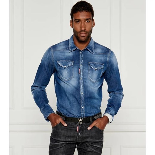 Dsquared2 Jeansowa koszula Western | Regular Fit ze sklepu Gomez Fashion Store w kategorii Koszule męskie - zdjęcie 184663007