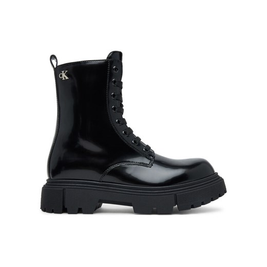 Calvin Klein Trapery Tronchetto Allacciato V4A5-83133-1453 Czarny ze sklepu MODIVO w kategorii Buty zimowe dziecięce - zdjęcie 184663428