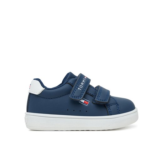 Tommy Hilfiger Sneakersy Low Cut Velcro Sneaker T1X9-34062-1355 M Granatowy ze sklepu MODIVO w kategorii Buty sportowe dziecięce - zdjęcie 184663446