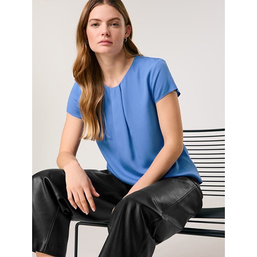 TAIFUN Bluzka w kolorze niebieskim Taifun 42 wyprzedaż Limango Polska