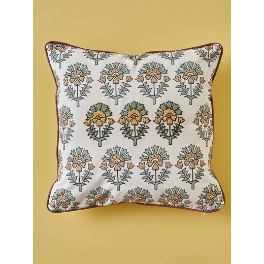 BELLA MAISON Poszewka &quot;Indian Lotus&quot; ze wzorem na poduszkę - 43 x 43 cm ze sklepu Limango Polska w kategorii Poduszki dekoracyjne - zdjęcie 184664909
