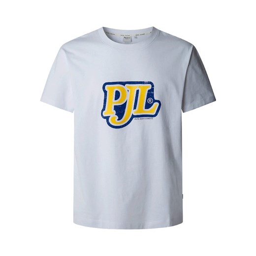 Pepe Jeans Koszulka w kolorze białym ze sklepu Limango Polska w kategorii T-shirty męskie - zdjęcie 184665279