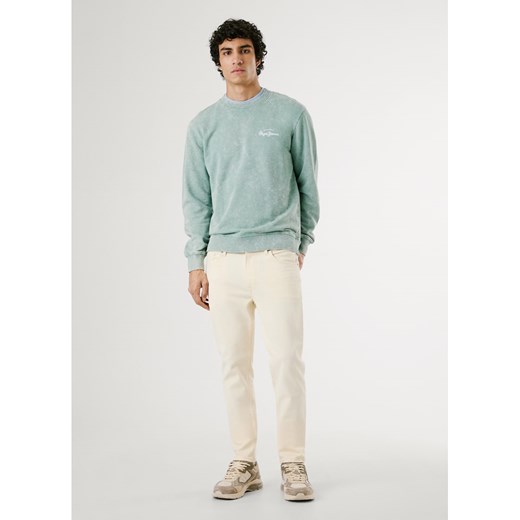 Pepe Jeans Bluza w kolorze zielonym ze sklepu Limango Polska w kategorii Bluzy męskie - zdjęcie 184665305