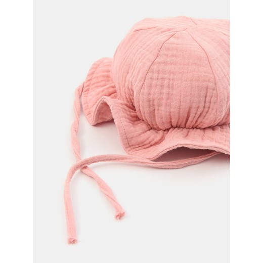 Sinsay - Bawełniany kapelusz - różowy Sinsay 3-6 miesięcy Sinsay