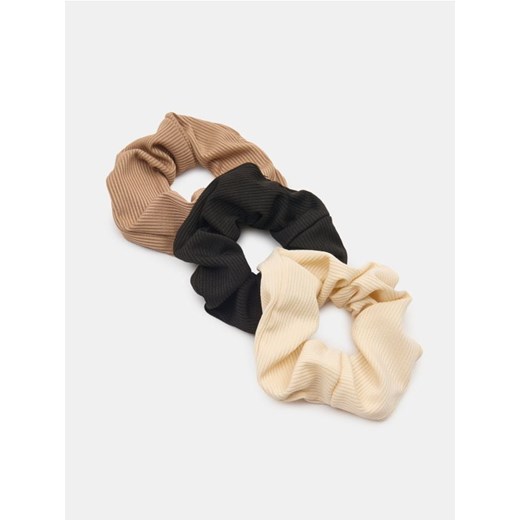 Sinsay - Scrunchie 3 pack - wielobarwny ze sklepu Sinsay w kategorii Gumki do włosów - zdjęcie 184665708