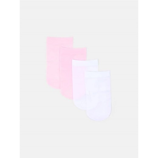 Sinsay - Transparentne skarpetki 2 pack - biały ze sklepu Sinsay w kategorii Skarpetki dziecięce - zdjęcie 184665717