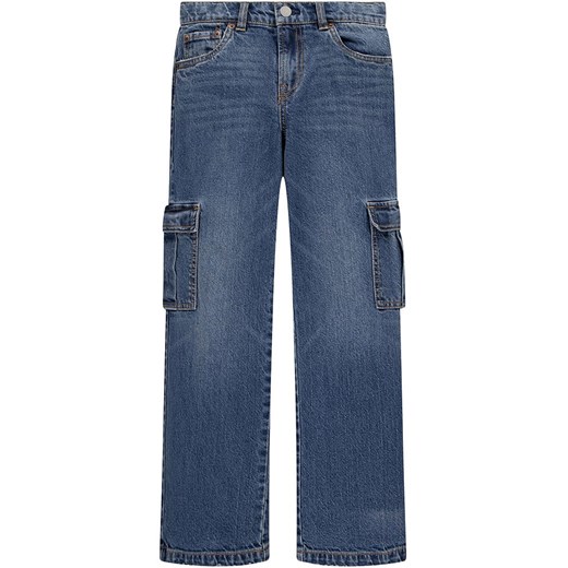 Levi&apos;s Kids Dżinsy - Regular fit - w kolorze niebieskim ze sklepu Limango Polska w kategorii Spodnie dziewczęce - zdjęcie 184666055