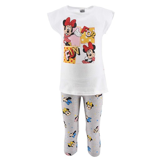 Disney Minnie Mouse Piżama &quot;Minnie&quot; w kolorze biało-szarym ze sklepu Limango Polska w kategorii Piżamy dziecięce - zdjęcie 184666065