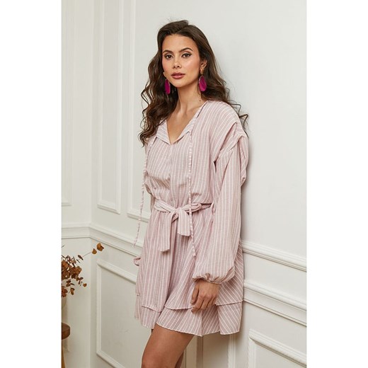 Plume Sukienka &quot;Bichi&quot; w kolorze jasnoróżowo-białym Plume S okazja Limango Polska