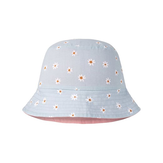 Swim Essentials Kapelusz dwustronny &quot;Daisy Flowers&quot; w kolorze jasnoróżowo-błękitnym ze sklepu Limango Polska w kategorii Czapki dziecięce - zdjęcie 184666408