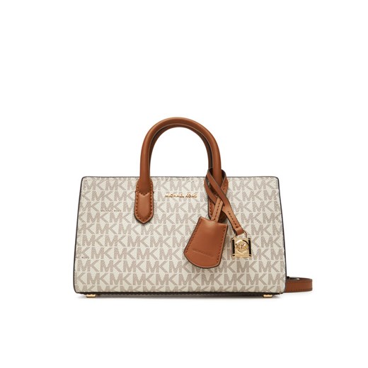 Torebka MICHAEL Michael Kors Empire Medium 32T5G8EW6V Beżowy ze sklepu eobuwie.pl w kategorii Torebki damskie - zdjęcie 184666606
