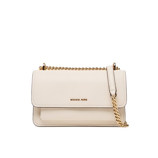 Torebka MICHAEL Michael Kors Claire 30T4GC7L3T Écru ze sklepu eobuwie.pl w kategorii Kopertówki - zdjęcie 184666608