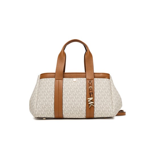Torebka MICHAEL Michael Kors Romee 30T5G1ZS1B Beżowy ze sklepu eobuwie.pl w kategorii Kuferki - zdjęcie 184666627