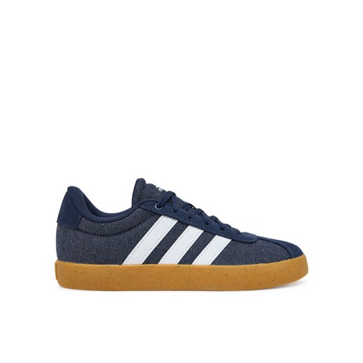 Sneakersy adidas VL Court 3.0 JS3486 Granatowy ze sklepu eobuwie.pl w kategorii Buty sportowe dziecięce - zdjęcie 184666635