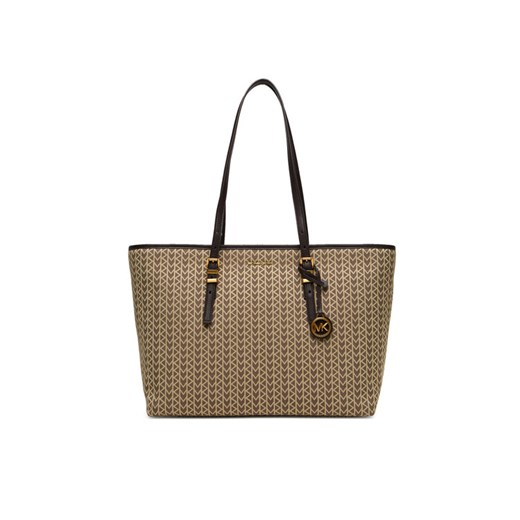 Torebka MICHAEL Michael Kors Quinn 30T5AQNT9O Brązowy ze sklepu eobuwie.pl w kategorii Torby Shopper bag - zdjęcie 184666666