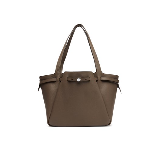 Torebka Tory Burch Romy Tote 163388 Brązowy ze sklepu eobuwie.pl w kategorii Torebki damskie - zdjęcie 184666668
