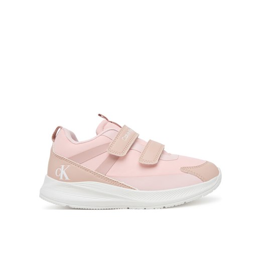 Sneakersy Calvin Klein Low Cut Velcro Sneaker V1A9-83102-1845 D Różowy ze sklepu eobuwie.pl w kategorii Buty sportowe dziecięce - zdjęcie 184666697