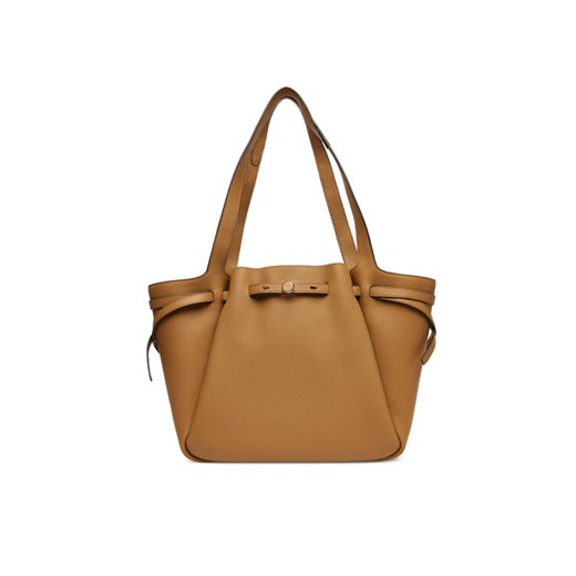 Torebka Tory Burch Romy Tote 163388 Brązowy ze sklepu eobuwie.pl w kategorii Torby Shopper bag - zdjęcie 184666707