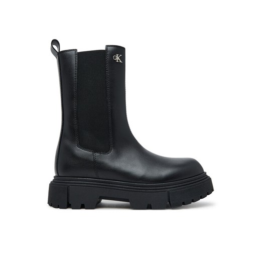 Kozaki Calvin Klein Tronchetto V4A5-83137-1355 S Czarny ze sklepu eobuwie.pl w kategorii Buty zimowe dziecięce - zdjęcie 184666717