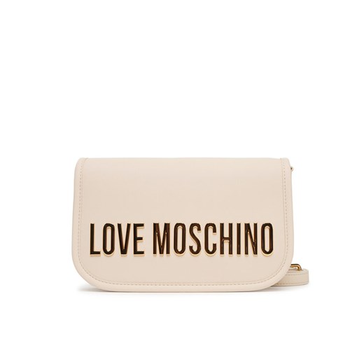Torebka LOVE MOSCHINO JC4028PP1NKD0110 Beżowy ze sklepu eobuwie.pl w kategorii Listonoszki - zdjęcie 184666756