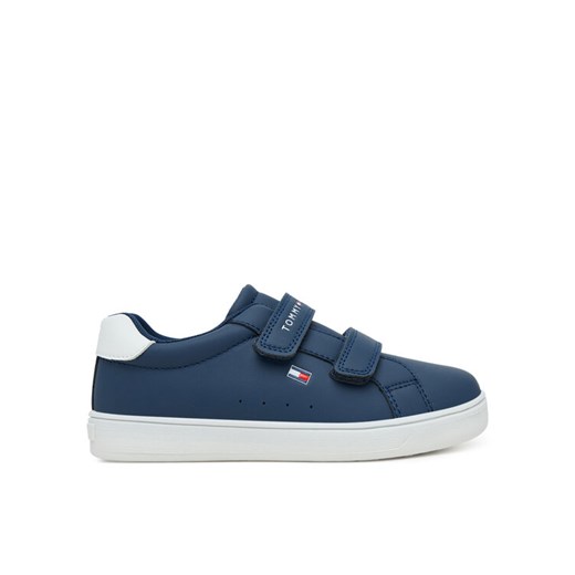Sneakersy Tommy Hilfiger Low Cut Velcro Sneaker T1X9-34062-1355 S Granatowy ze sklepu eobuwie.pl w kategorii Buty sportowe dziecięce - zdjęcie 184666757