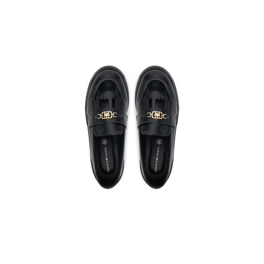 Półbuty Tommy Hilfiger Low Cut Shoe T3A4-34011-1453 D Czarny Tommy Hilfiger 35 eobuwie.pl