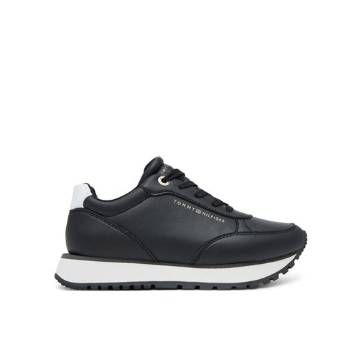 Tommy Hilfiger Sneakersy Low Cut Lace-Up T3A9-33996-1355X Czarny ze sklepu MODIVO w kategorii Buty sportowe dziecięce - zdjęcie 184667889
