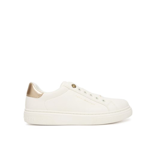 Tommy Hilfiger Sneakersy Low Cut Sneaker T3A9-33983-1355 D Biały ze sklepu MODIVO w kategorii Buty sportowe dziecięce - zdjęcie 184667915