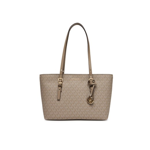 MICHAEL Michael Kors Torebka Quinn 30T5GQNT2V Beżowy ze sklepu MODIVO w kategorii Torby Shopper bag - zdjęcie 184667928