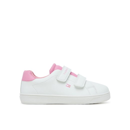 Tommy Hilfiger Sneakersy Low Cut Velcro Sneaker T1A9-33965-1355 S Biały ze sklepu MODIVO w kategorii Buty sportowe dziecięce - zdjęcie 184667937