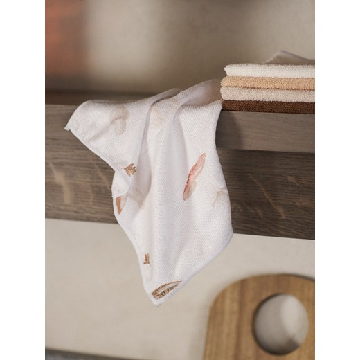 Sinsay - Ścierki kuchenne 5 pack - kremowy Sinsay One Size Sinsay