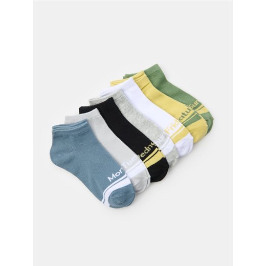 Sinsay - Skarpetki krótkie 7 pack - wielobarwny - id: 669DS-MLC - marki Sinsay - 184669676 Sinsay - Skarpetki krótkie 7 pack - wielobarwny ze sklepu Sinsay w kategorii Skarpetki dziecięce - zdjęcie 184669676