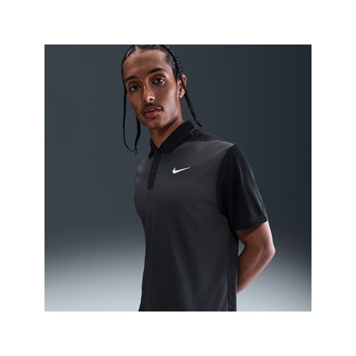 Męska koszulka polo do golfa Dri-FIT Nike Victory+ - Szary ze sklepu Nike poland w kategorii T-shirty męskie - zdjęcie 184669755