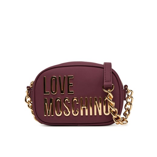 Torebka LOVE MOSCHINO JC4026PP1NKD0552 Bordowy ze sklepu eobuwie.pl w kategorii Listonoszki - zdjęcie 184670127