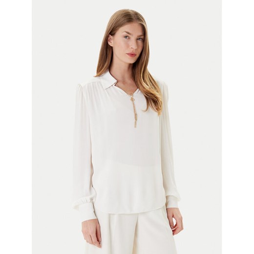 TWINSET Bluzka 252TP2291 Écru Relaxed Fit ze sklepu MODIVO w kategorii Bluzki damskie - zdjęcie 184670295
