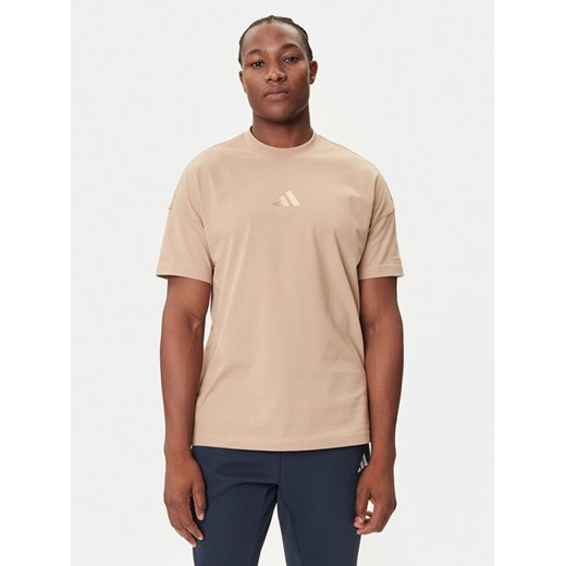 adidas T-Shirt Stadium Ticket JM6472 Niebieski Loose Fit ze sklepu MODIVO w kategorii T-shirty męskie - zdjęcie 184670329