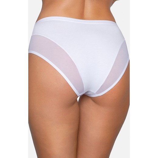 Bawełniane majtki damskie białe z tiulem BBL 179, Kolor biały, Rozmiar S, Babell ze sklepu Primodo w kategorii Majtki damskie - zdjęcie 184670817