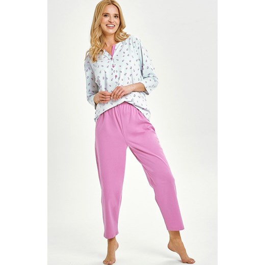 Dwuczęściowa piżama damska Yolanda 3446, Kolor błękitno-różowy, Rozmiar XL, Taro ze sklepu Intymna w kategorii Piżamy damskie - zdjęcie 184671605