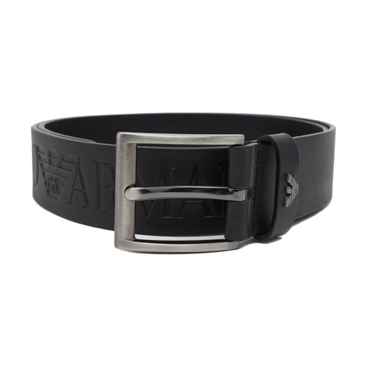 Emporio Armani Skórzany pasek TOUNGUE BELT ze sklepu Gomez Fashion Store w kategorii Paski męskie - zdjęcie 184671635