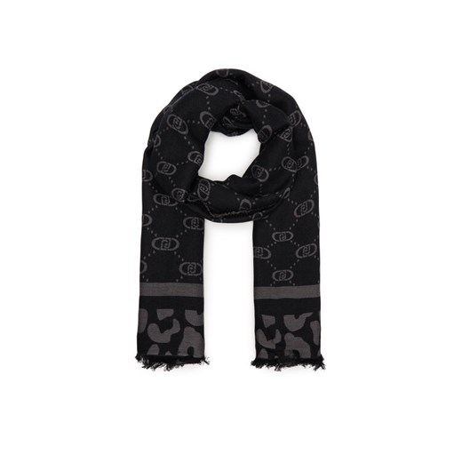 Szalik Liu Jo Stola Jacquard Mon 2F5040 T0300 Czarny ze sklepu eobuwie.pl w kategorii Szaliki i chusty damskie - zdjęcie 184672496