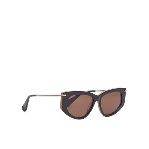 Okulary przeciwsłoneczne Max Mara MM0100 50E Brązowy ze sklepu eobuwie.pl w kategorii Okulary przeciwsłoneczne damskie - zdjęcie 184672505