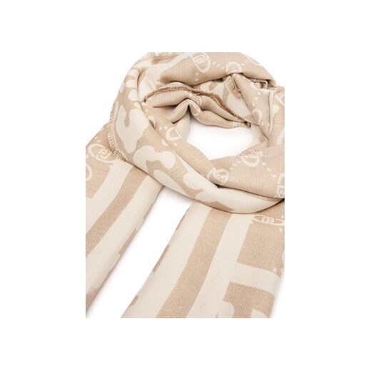Szal Liu Jo Stola Jacquard Mon 2F5040 T0300 Beżowy Liu Jo 00 eobuwie.pl