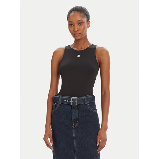 HUGO Body Dasiel 50545196 Czarny Slim Fit ze sklepu MODIVO w kategorii Bluzki damskie - zdjęcie 184672705