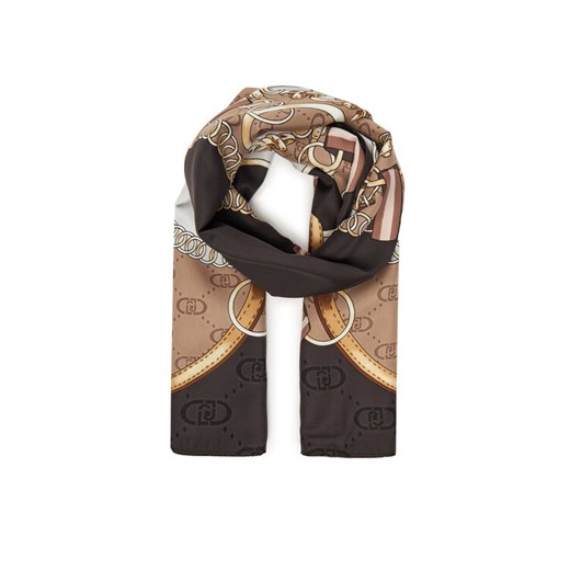 Liu Jo Chusta Foulard Flower Met 2F5078 T0300 Beżowy ze sklepu MODIVO w kategorii Szaliki i chusty damskie - zdjęcie 184672779