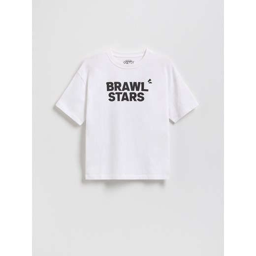 Reserved - T-shirt Brawl Stars - biały ze sklepu Reserved w kategorii T-shirty chłopięce - zdjęcie 184674095