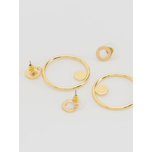 Reserved - Zestaw kolczyków - złoty Reserved ONE SIZE Reserved