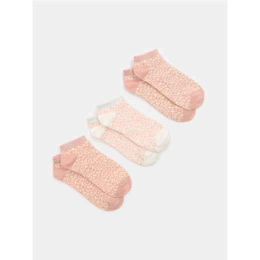 Sinsay - Skarpetki z metalizowaną nicią 3 pack - wielobarwny ze sklepu Sinsay w kategorii Skarpetki dziecięce - zdjęcie 184674865