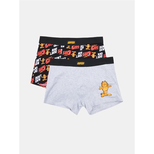 Sinsay - Bokserki Classic 2 pack Garfield - wielobarwny ze sklepu Sinsay w kategorii Majtki męskie - zdjęcie 184674889